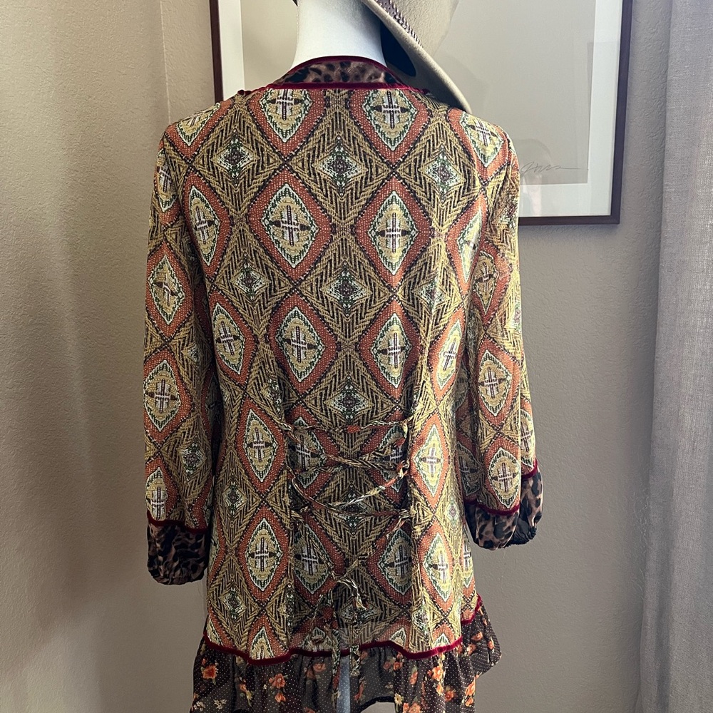 Double D Beautiful Ranch Top or mini dress - Picture 4 of 6